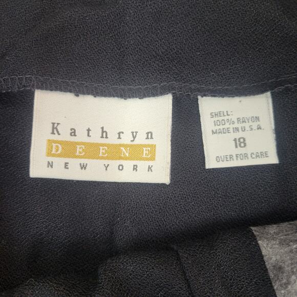 Kathryn Deene New York Black Skirt - Size 18 - Below Knee - Picture 4 of 4